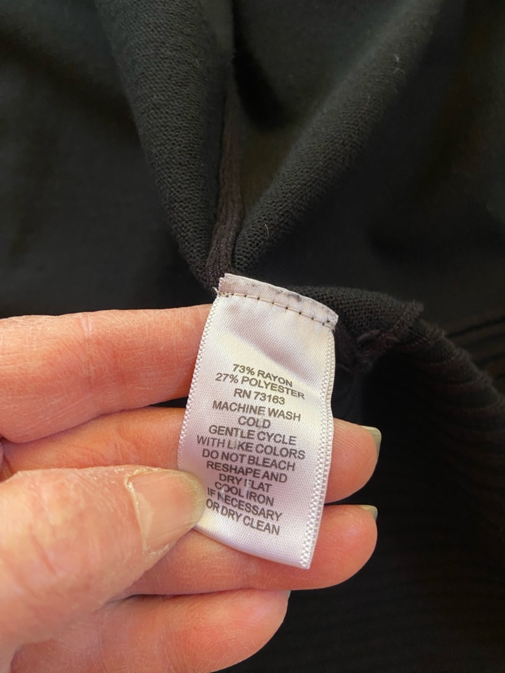 Black Ribbed Open-Front Cardigan - Picture 7 of 8